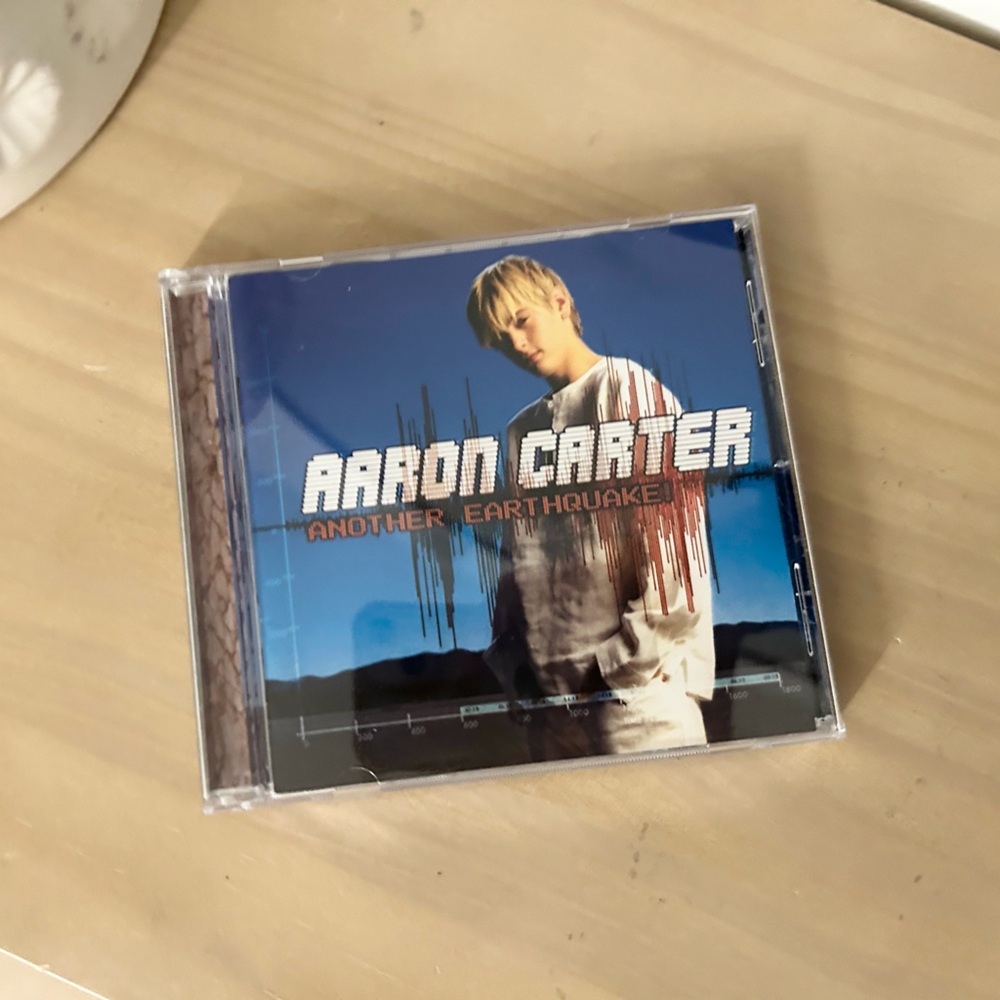 Aaron Carter Another Earthquake 2002 CD Y2K Collectible